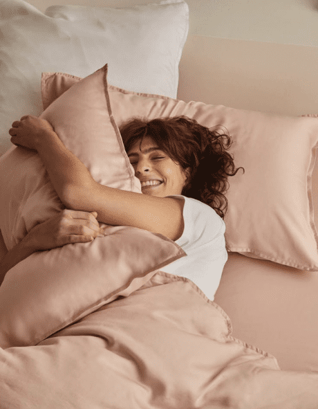 Luxury Bamboo Bedding Set with natural sunlight