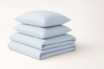 Sky Blue Bamboo Bedding Bundle, Lunaya, silky smooth texture